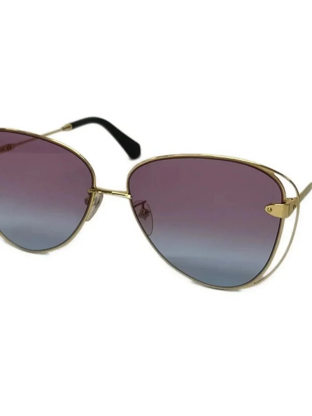 LOUIS VUITTON A Nous Deux Z1306E Purple Gold Black RG1119 Sunglasses Plastic